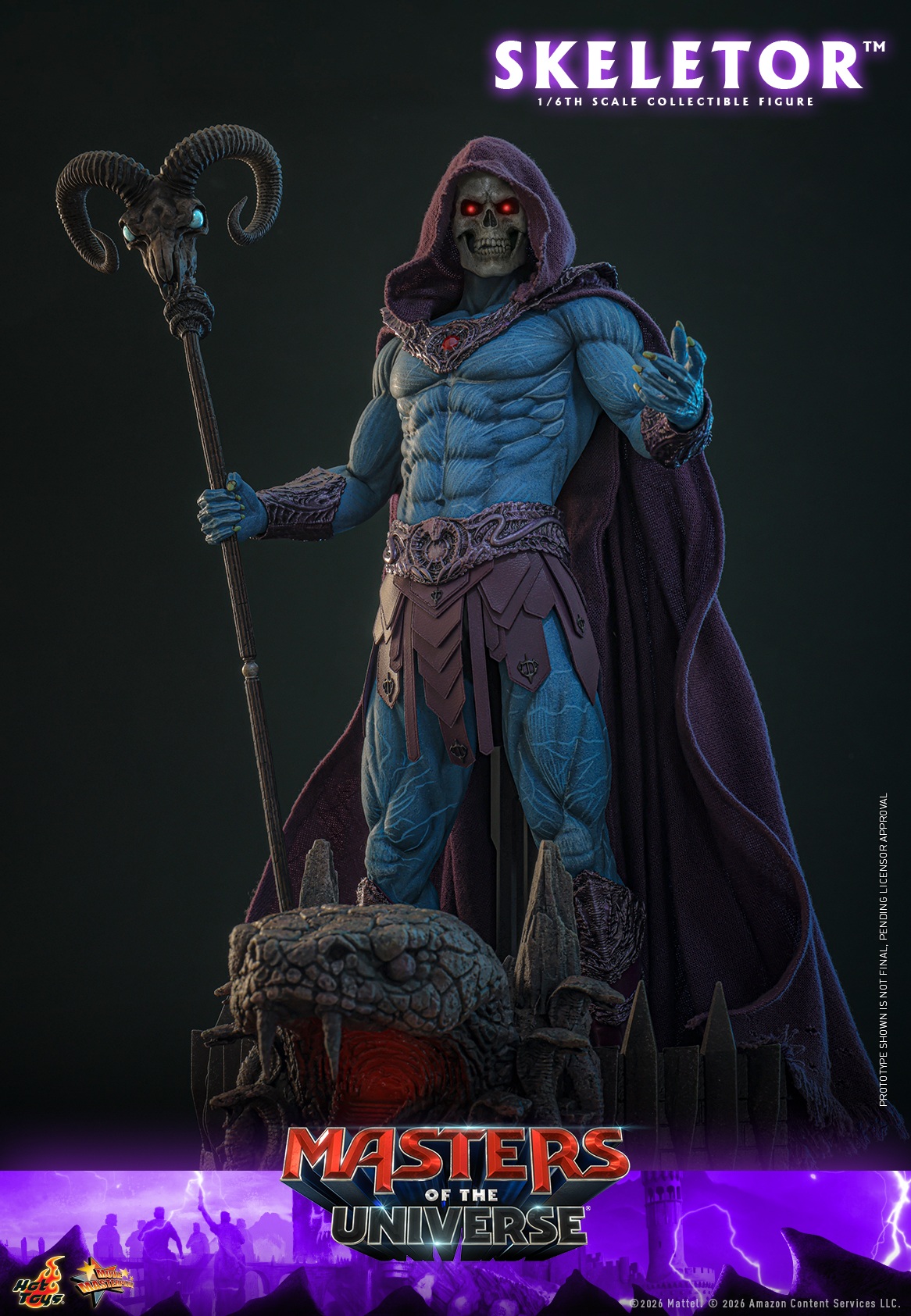Pre-Order Hot Toys Masters of the Universe Skeletor Sixth Scale Figure MMS889